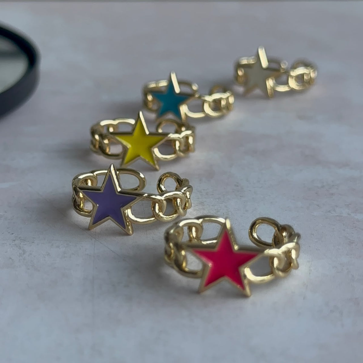 Anillo Estrella Colores
