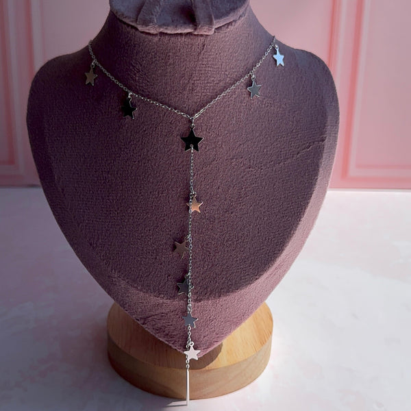 Collar Cascada Estrellas