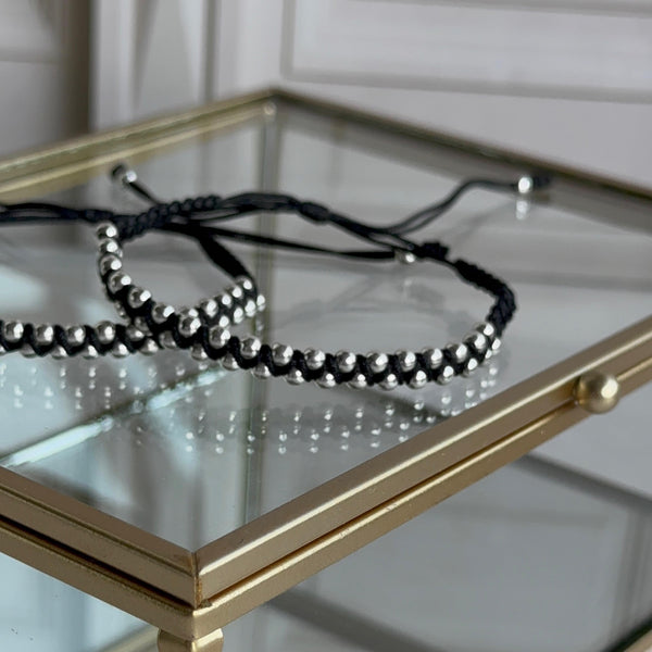Pulsera Negra Balines