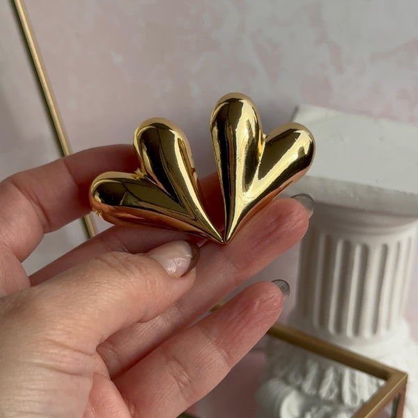 Aros Maxi Corazón Alargados