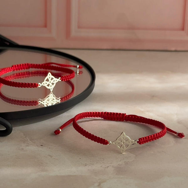 Pulsera Roja Nudo de Bruja