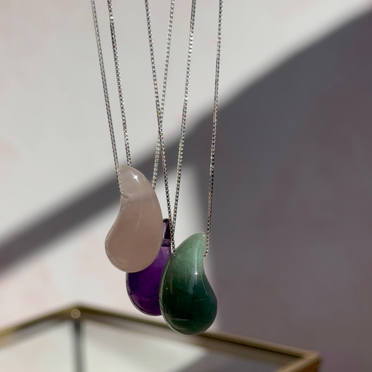Collar Gota Cuarzo