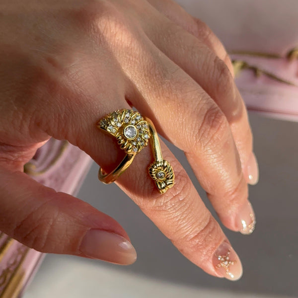 Anillo Dos Caracolas de Mar