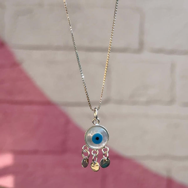 Collar Ojo Protector con Medallitas