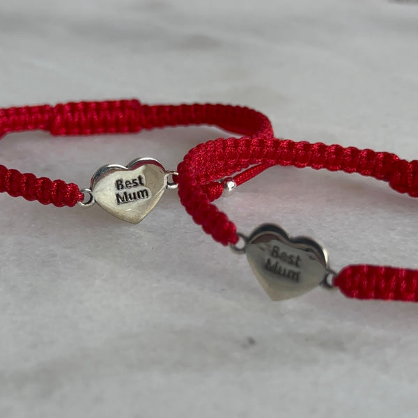 Pulsera Roja Best Mum