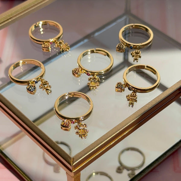 Anillos Corazón Hijo-Hija