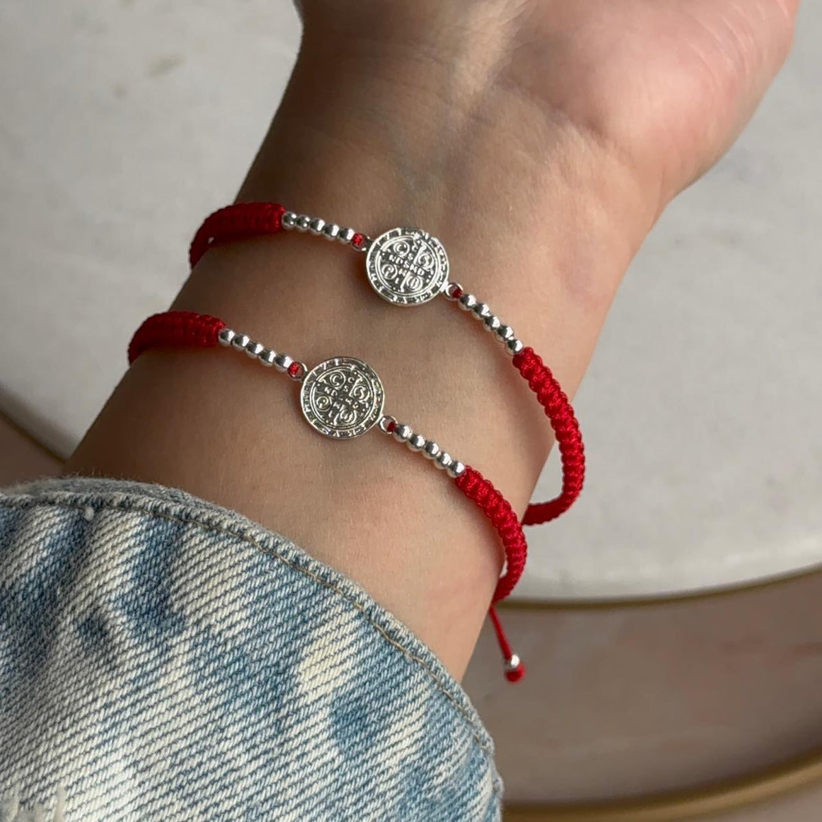 Pulsera Roja Cruz San Benito