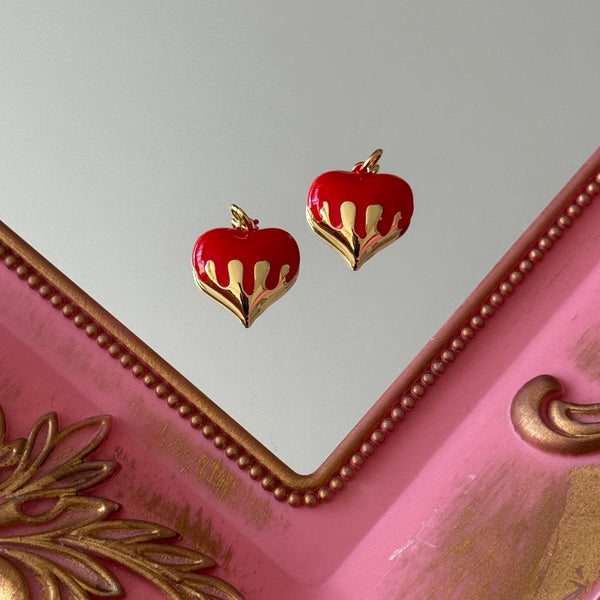 Charm Corazón en Llamas