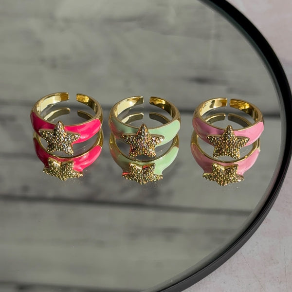 Anillo Estrella Colores