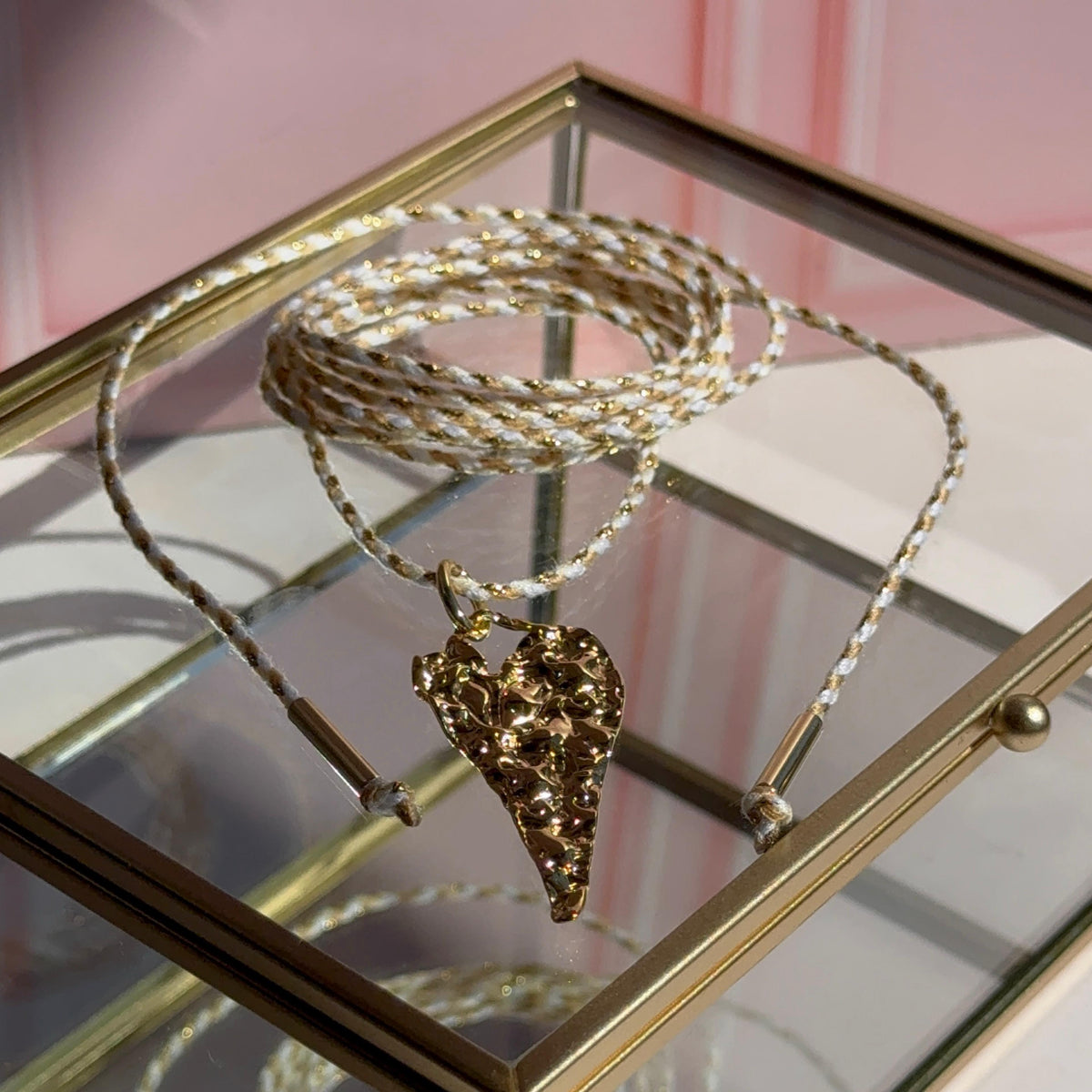 Collar Cordón Corazón