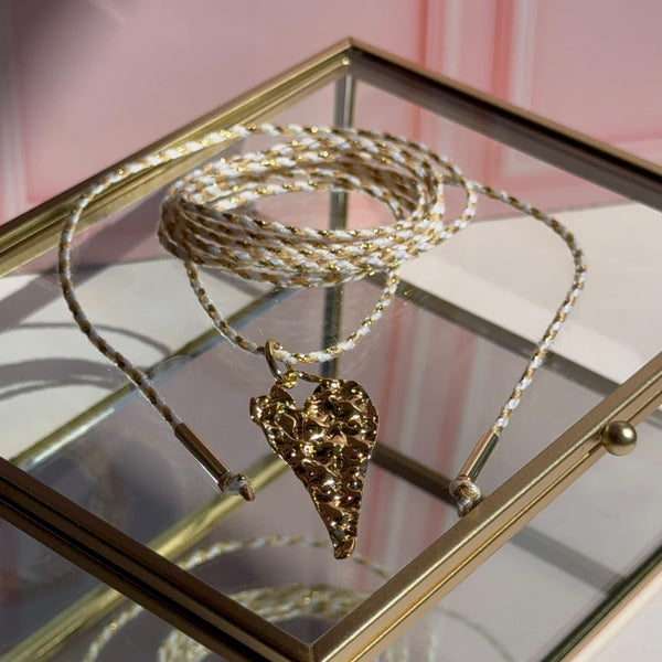 Collar Cordón Corazón
