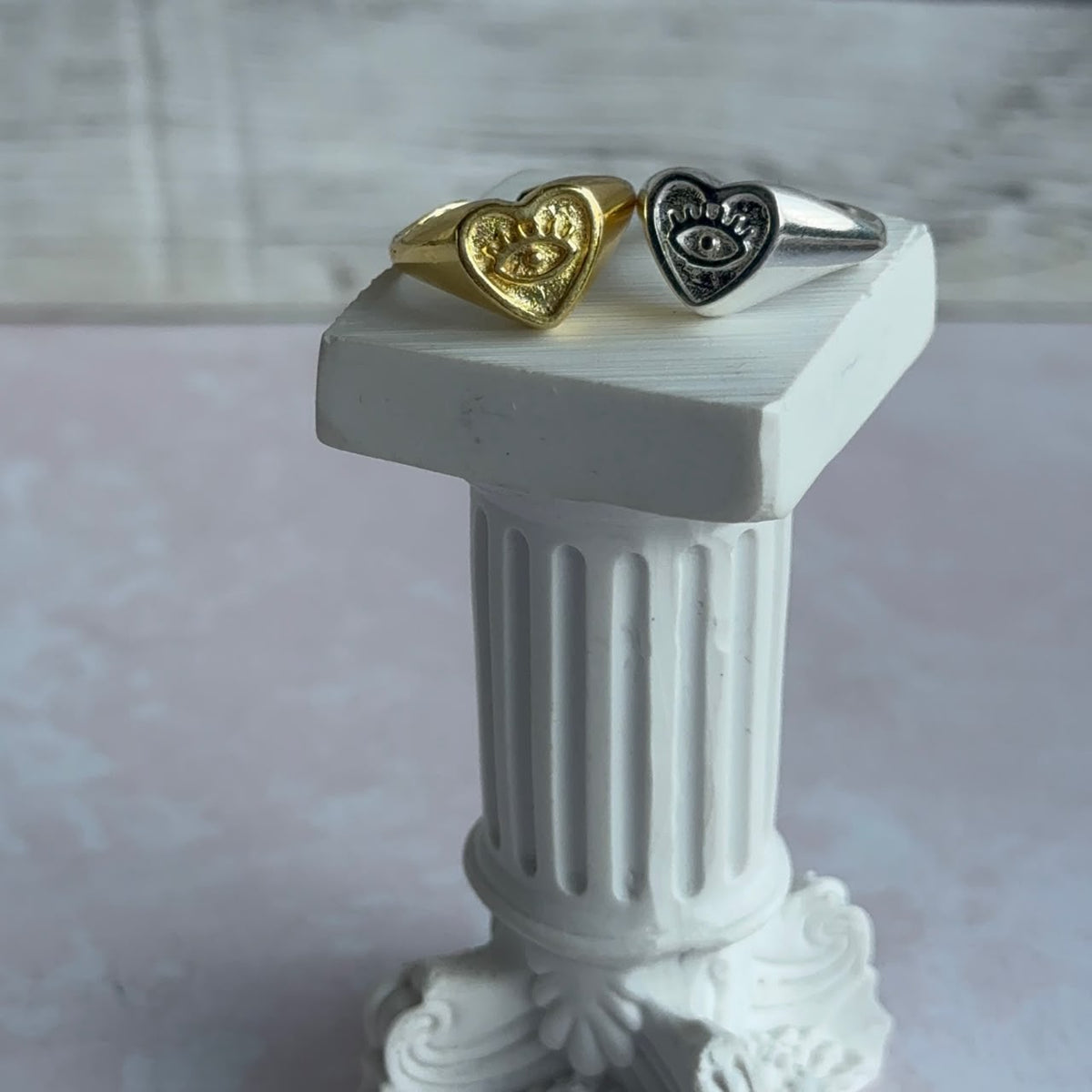 Anillo Midi - Corazón Ojito