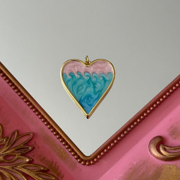 Charm Corazón Olas