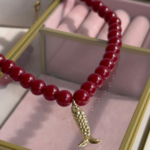 Collar Rojo Pez