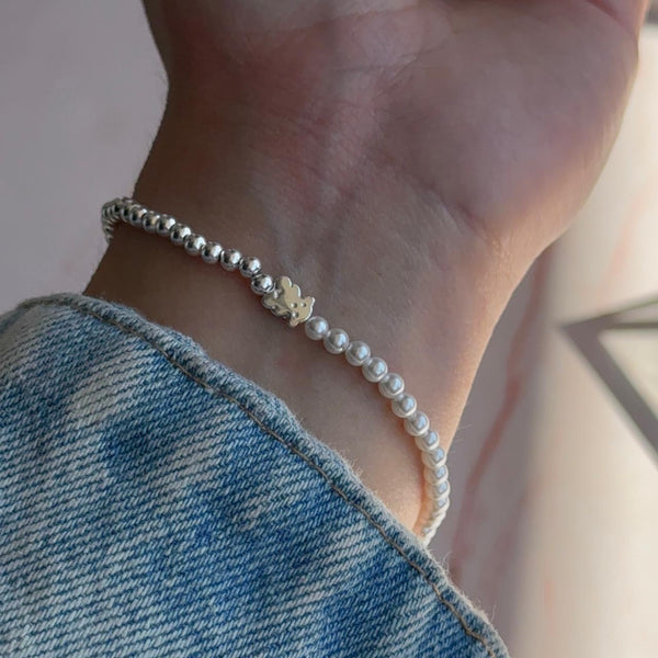 Pulsera Perlas Osito