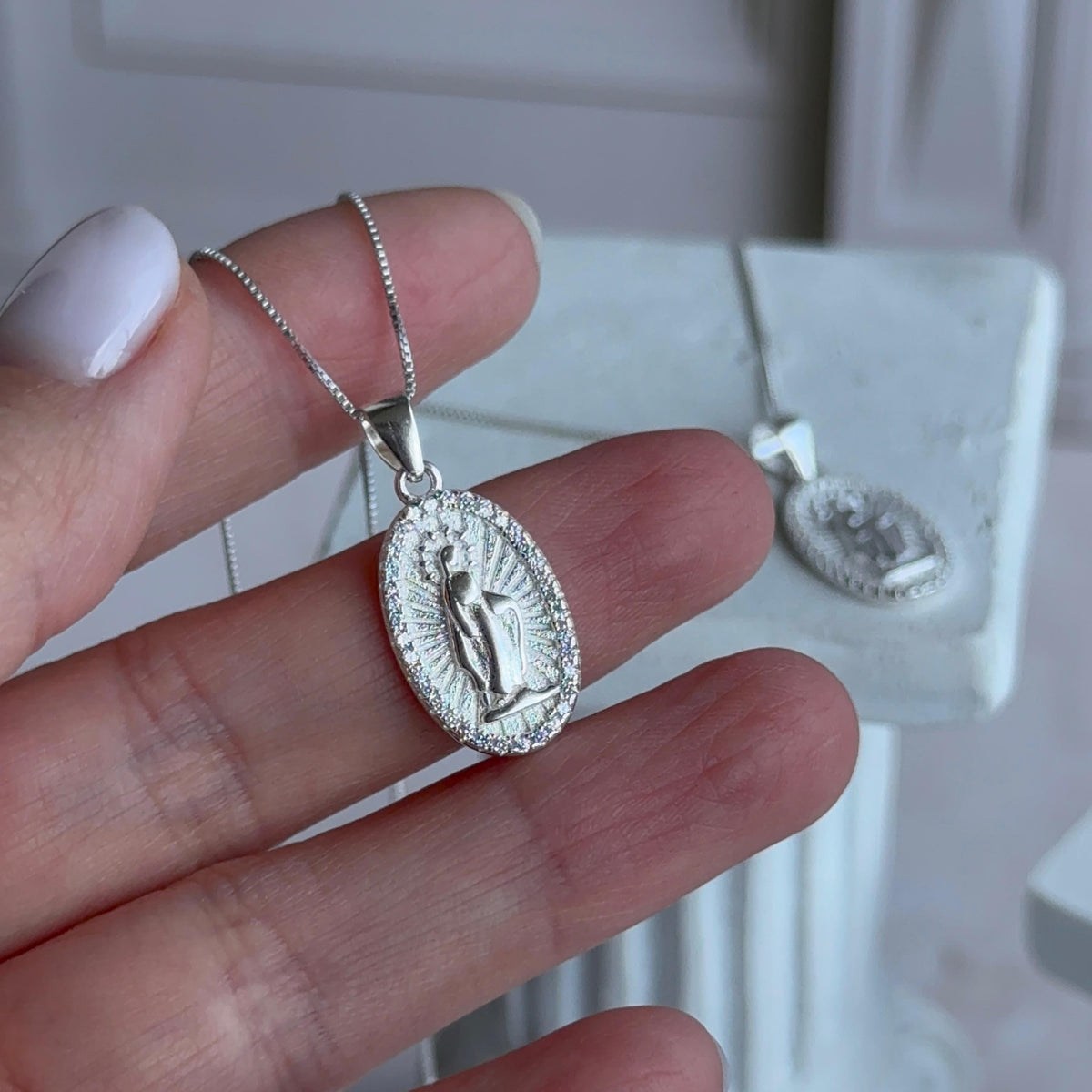Collar Medalla Virgen