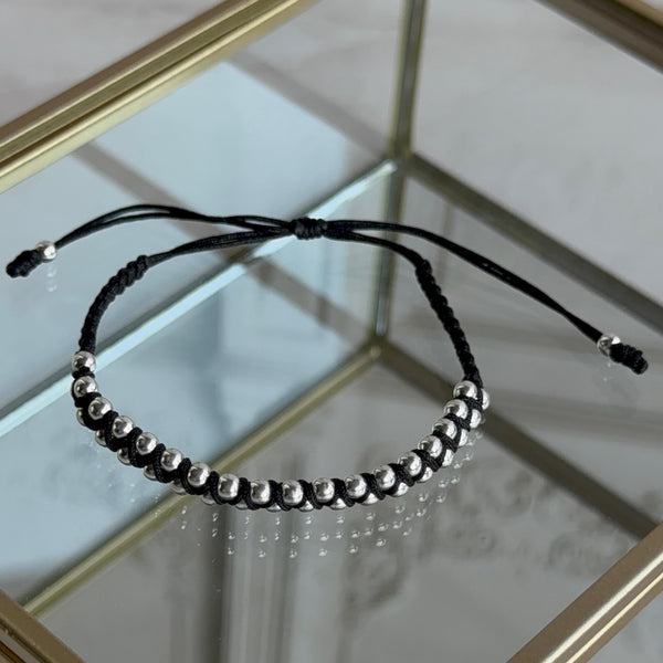 Pulsera Negra Balines