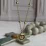 Collar Virgen de Guadalupe Circones Negros