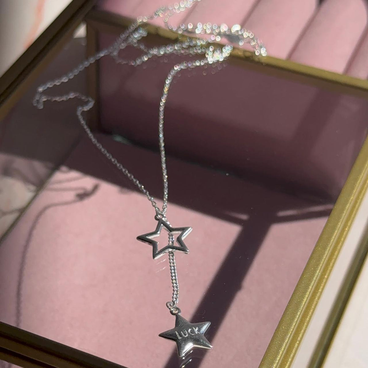 Collar Cascada Estrellas Luck
