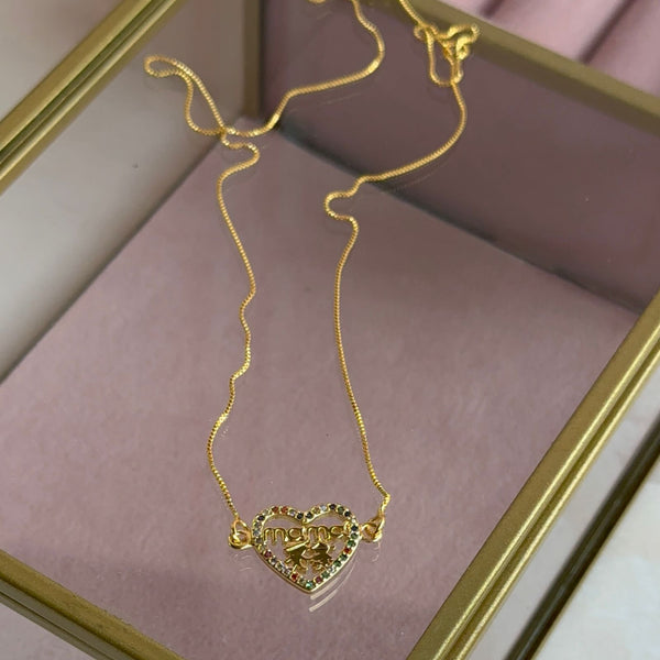 Collar Mamá Corazón Circones