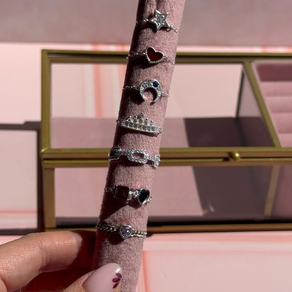 Anillo Cadena Plata 925