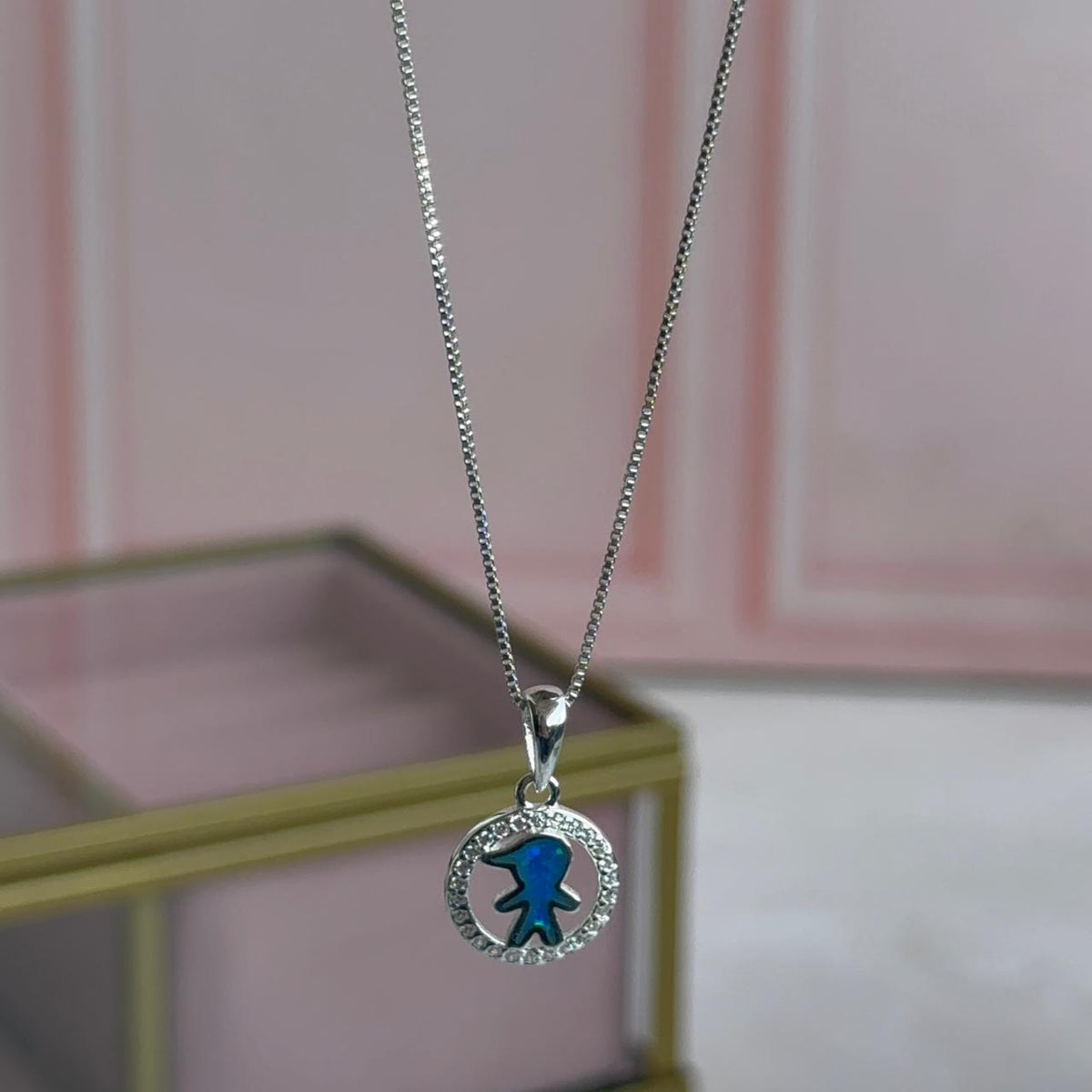 Collar Ópalo Niño-Niña