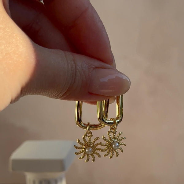Aros Sol Perlados