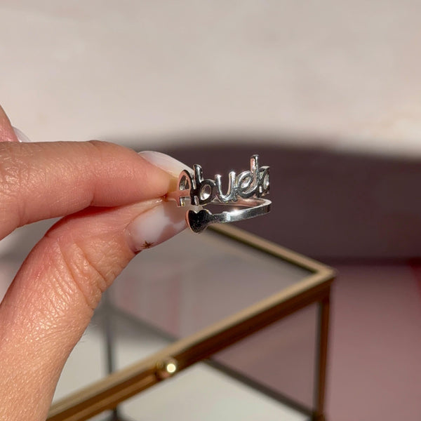 Anillo Abuela Plata 925