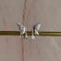 Aros Mariposa Cristal