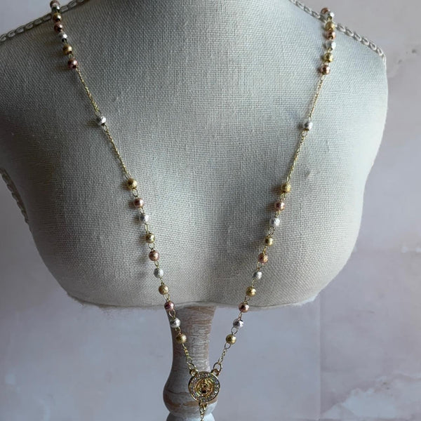 Collar Rosario San Benito - Satinado