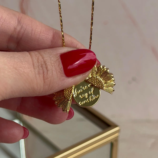 Collar "You're my ray of sunshine"