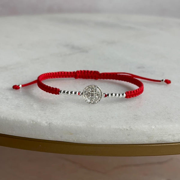 Pulsera Roja Cruz San Benito