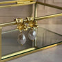 Aros Flor con Perla