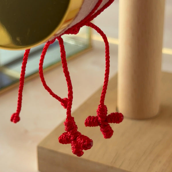 Pulsera Roja 7 Nudos