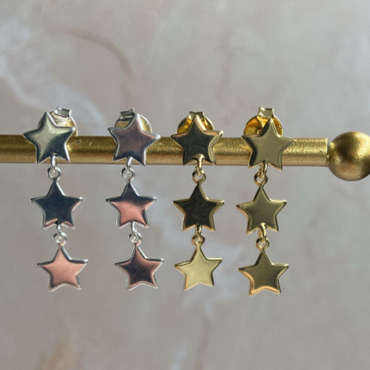 Aros Estrellitas - Doble y Triple