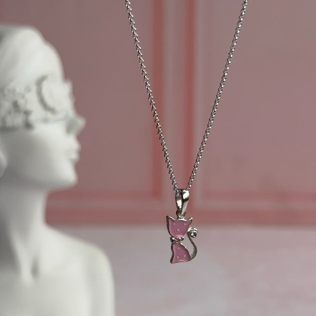 Collar Gatita Rosa