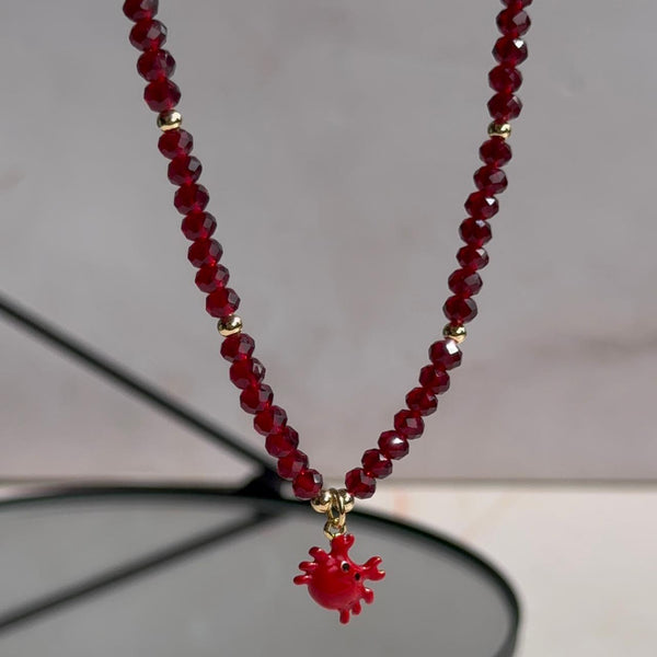 Collar Cristales Cangrejito