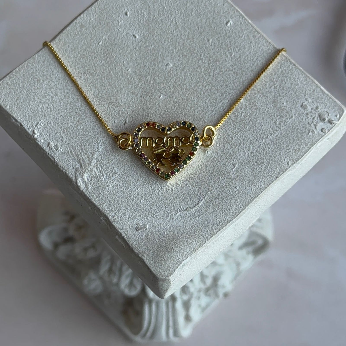 Collar Mamá Corazón Circones
