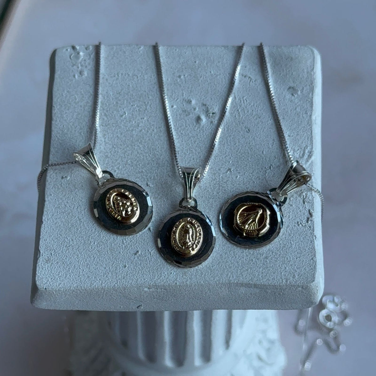 Collar Medallas Virgen