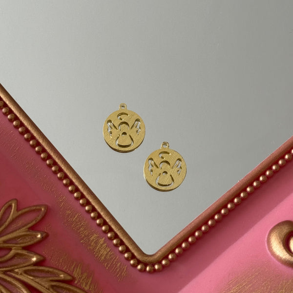 Charm Ángel Baño de oro