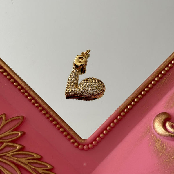 Charm Brazo Circones Baño de oro