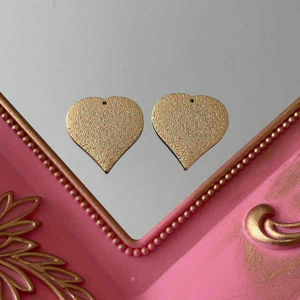 Charm Corazón  Baño de oro