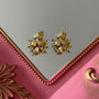 Charm Corazón Detente Espadas Baño de oro