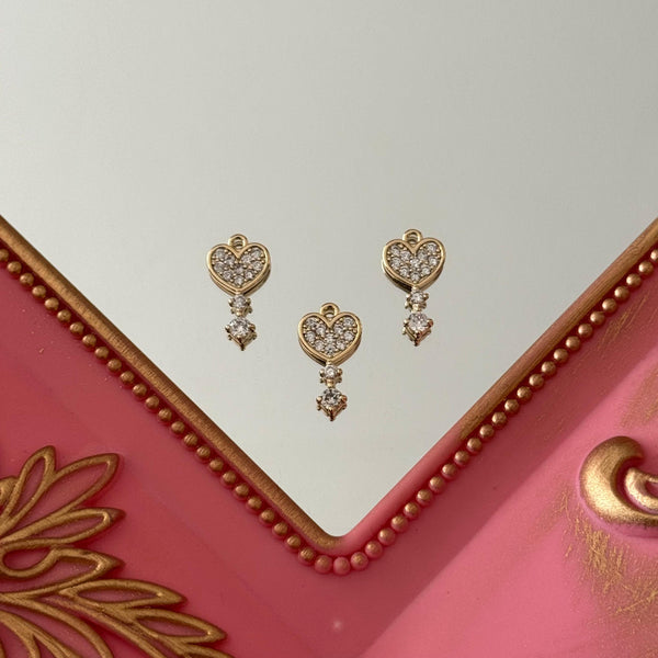 Charm Corazón Mágico Circones Baño de oro