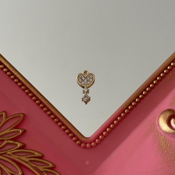 Charm Corazón Mágico Circones Baño de oro