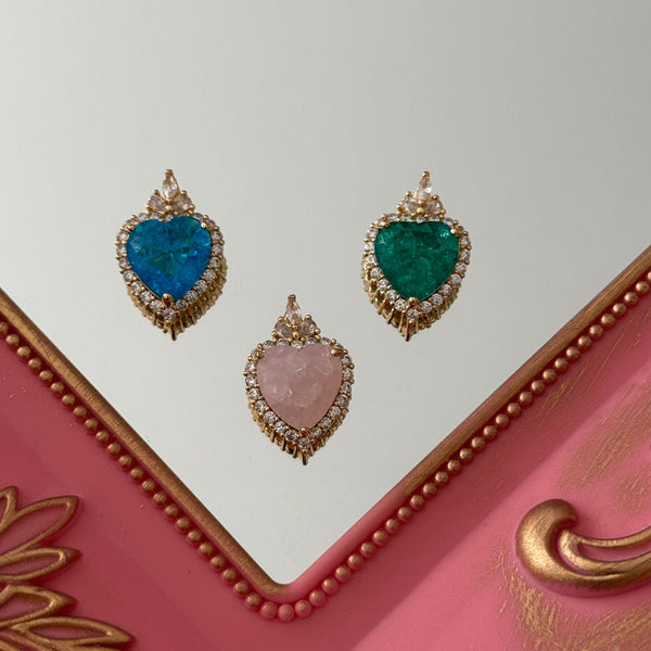 Charm Corazón Titanic Circones Baño de oro