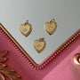 Charm Corazón y Estrella Circones Baño de oro