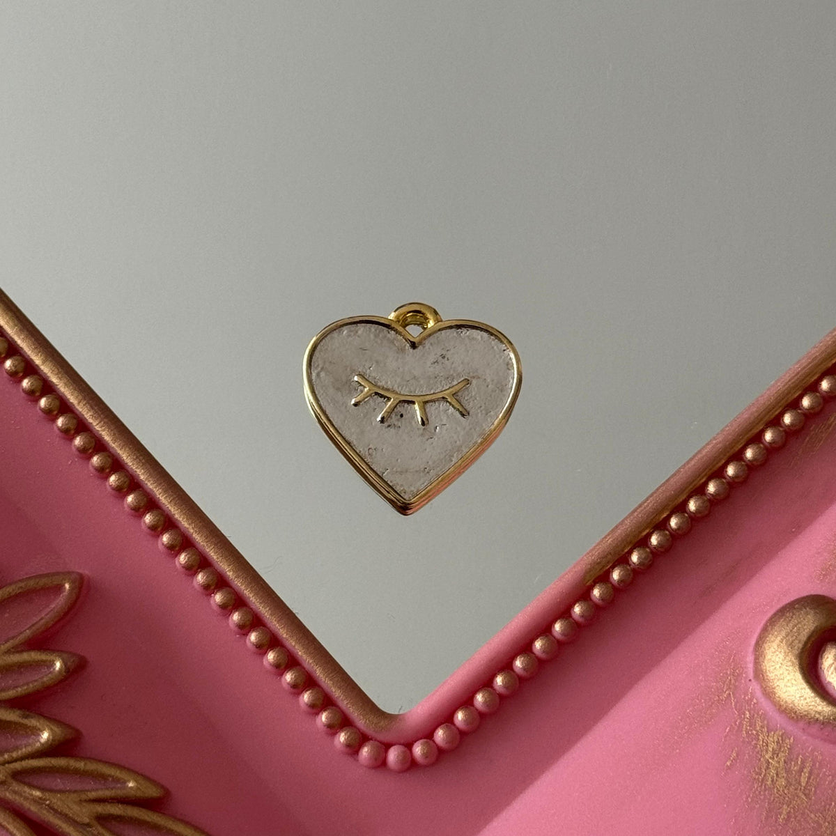 Charm Detente Ojito Baño de plata y Baño de oro