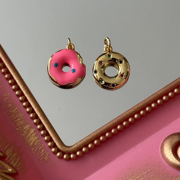 Charm Donut Baño de oro