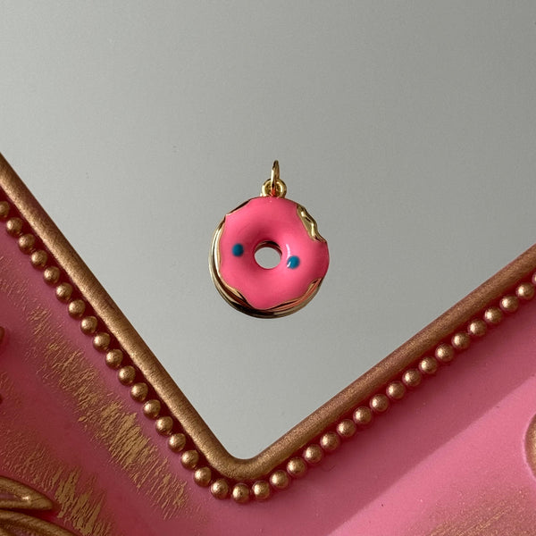 Charm Donut Baño de oro